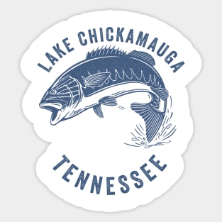 Chickamauga Lake Reservoir Tennessee Sticker